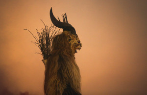 Krampus - Krampusnacht on November 30, 2013 in Neustift im Stubaital, Austria