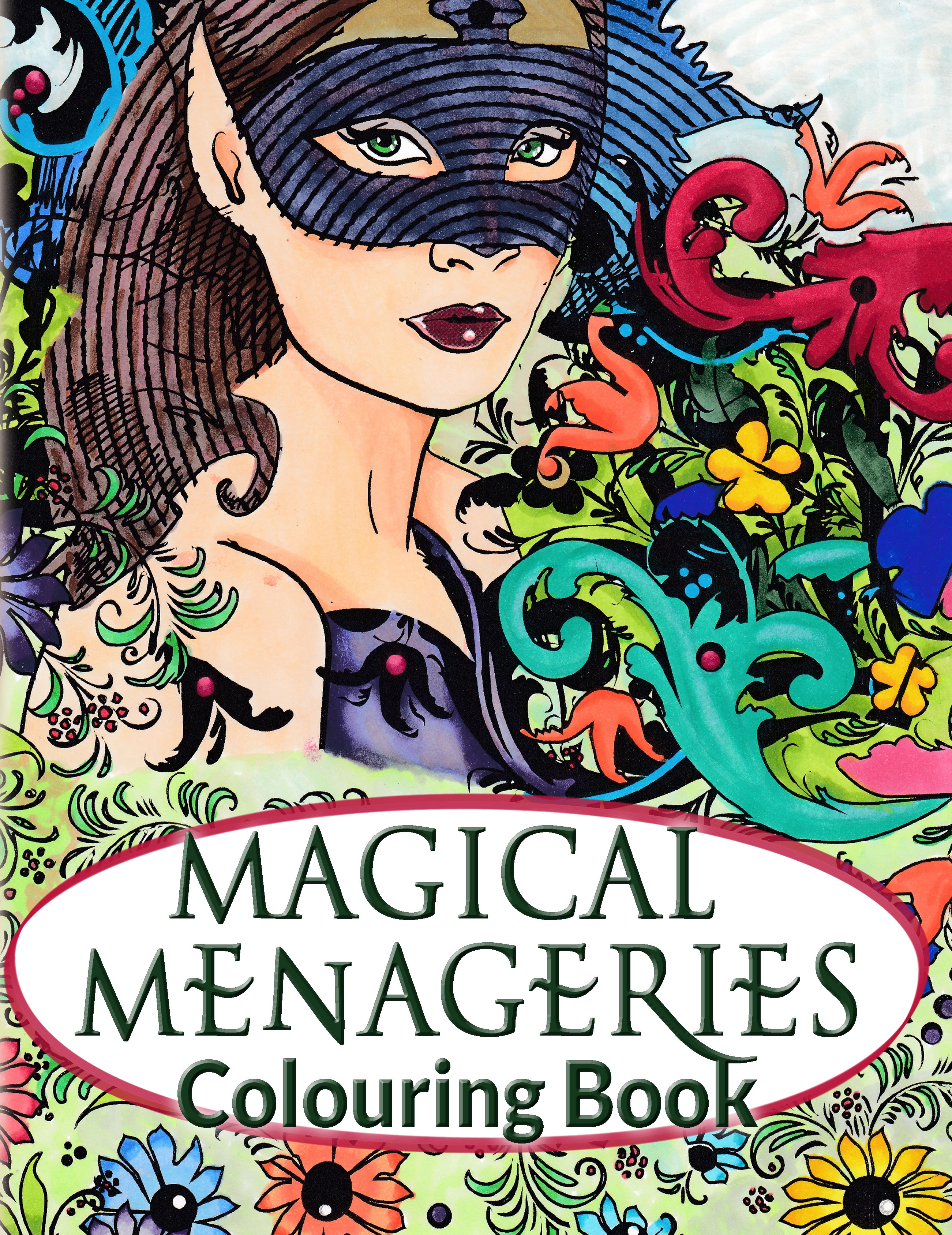 Magical Menageries Colouring Book