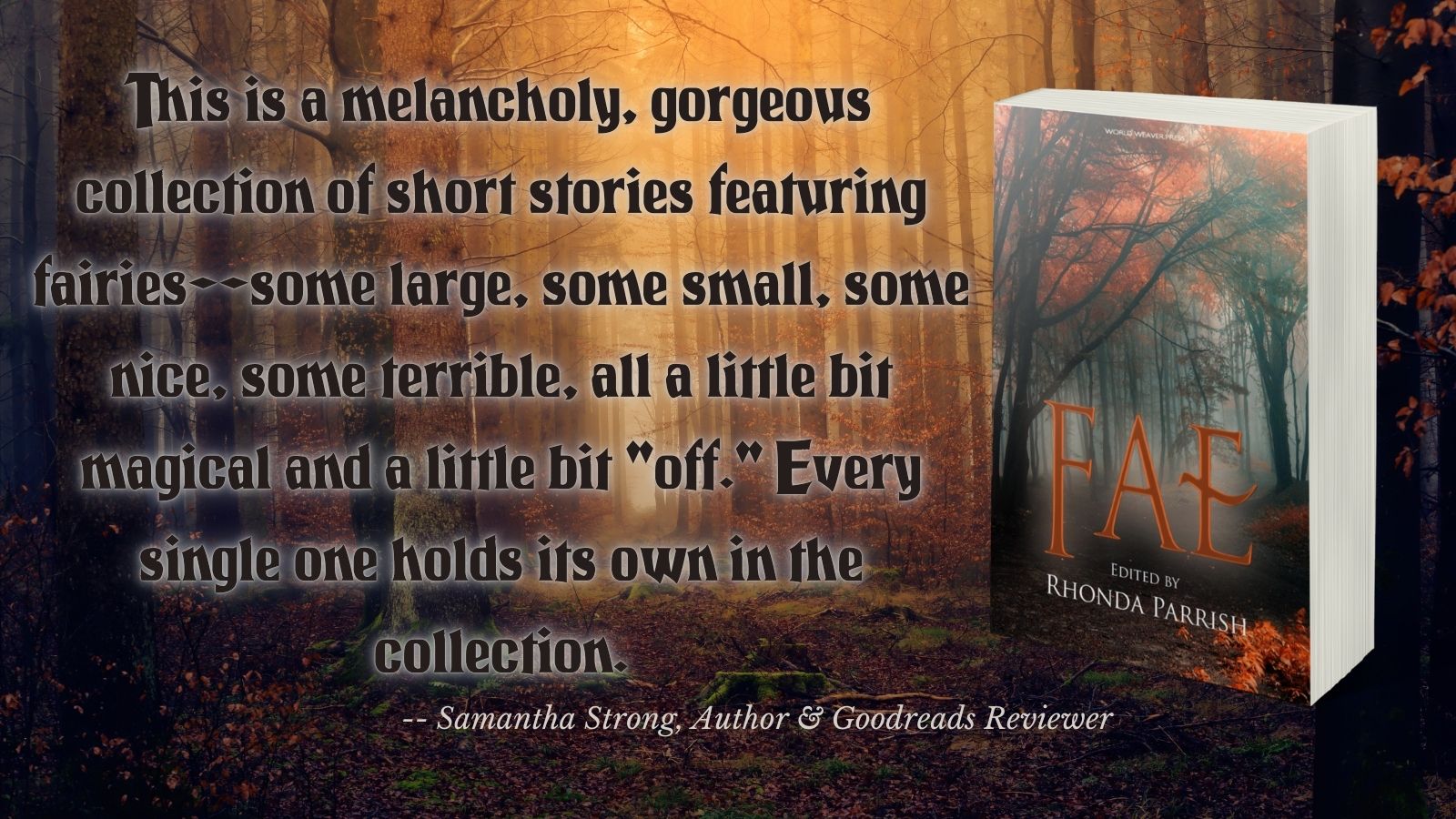 Fae - Review excerpt from Samantha Strong